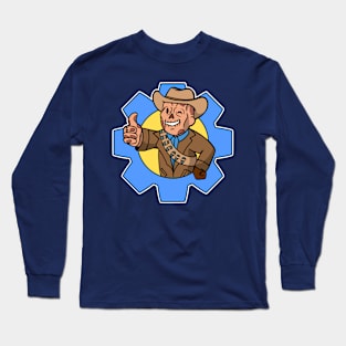 fallout vault boy ghoul Long Sleeve T-Shirt